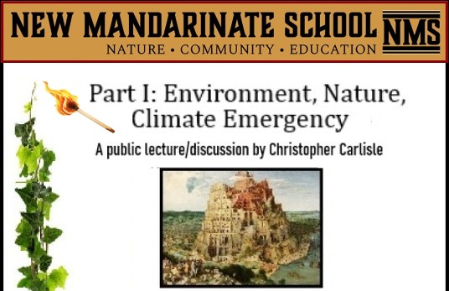 NMS Lecture VI - Part I: Environment, Nature, Climate Emergency