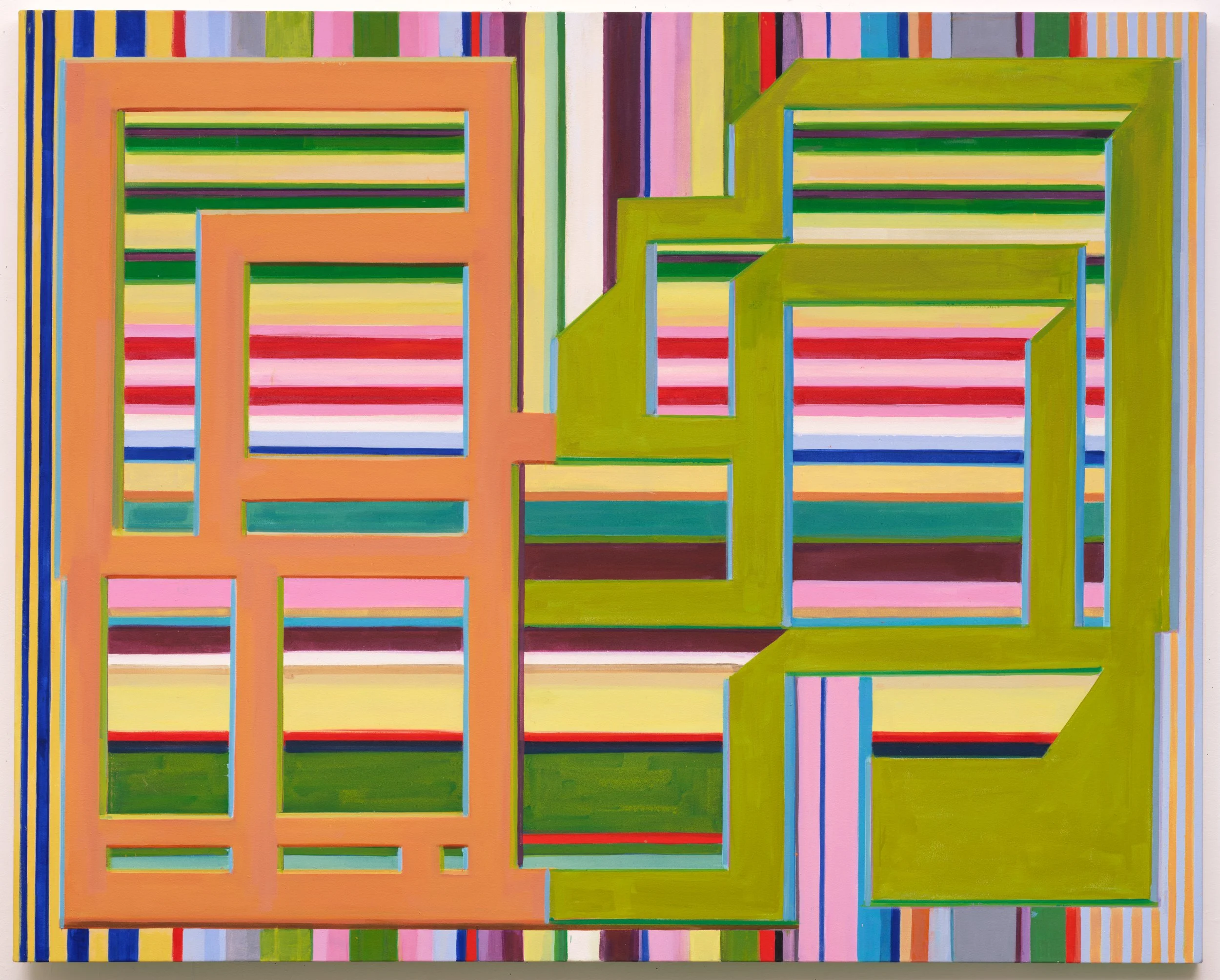 Complements, 2025, acrylic on canvas, 48" x 60".  Rachel Topham Photography