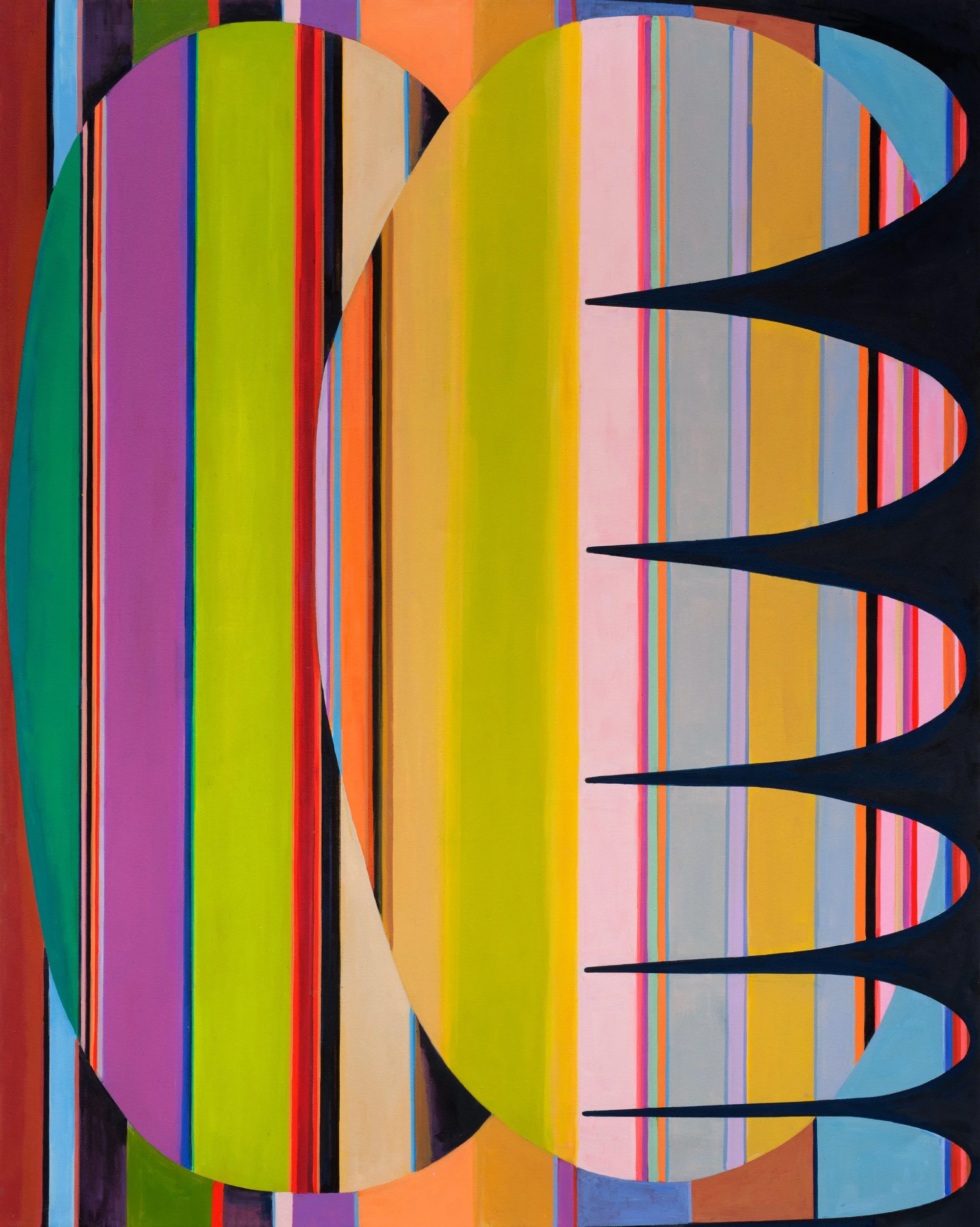 Slip Over, 2026, acrylic on canvas, 60"x 48"