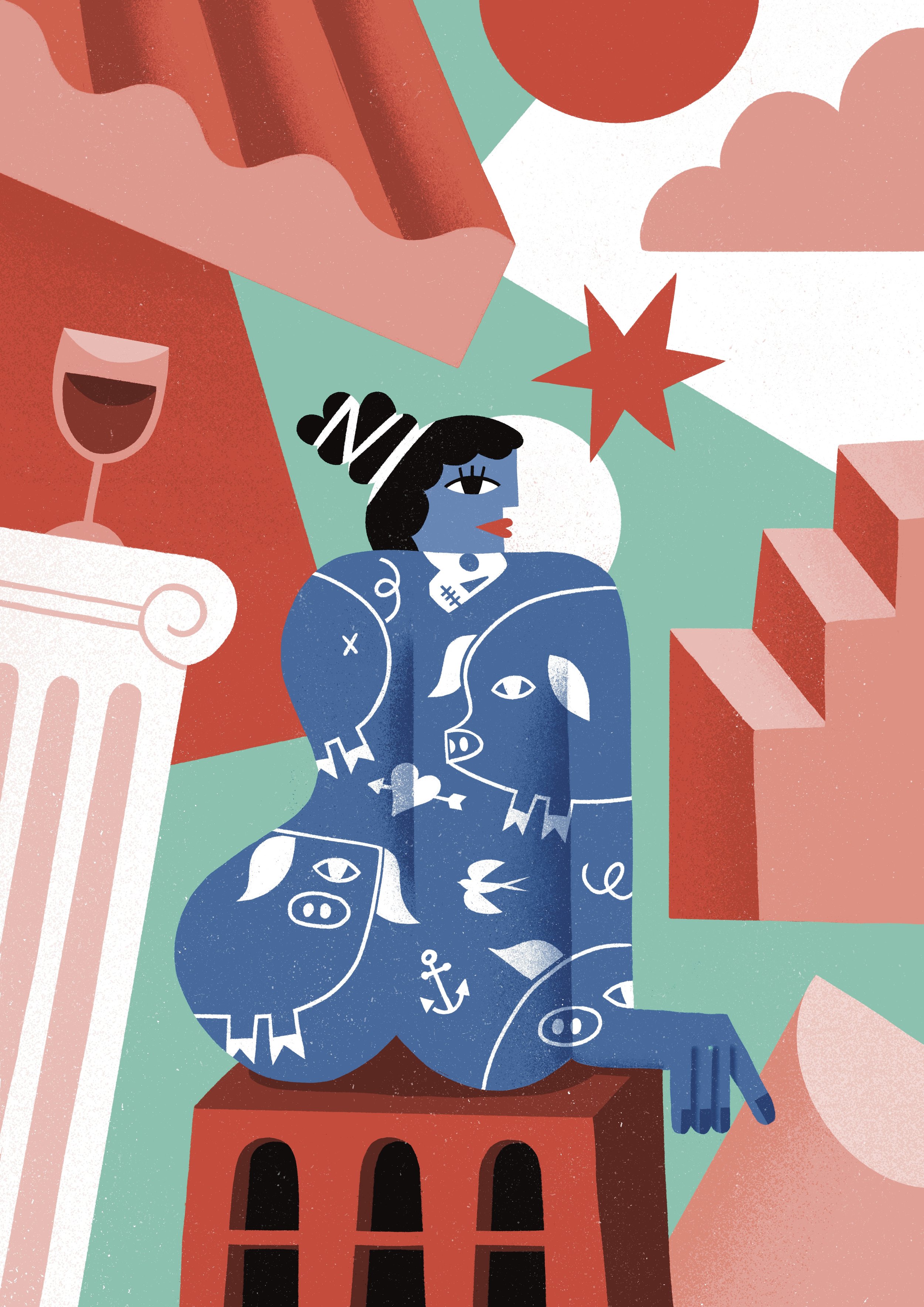 benedetta bellemo illustration illustrator editorial graphic design product drawing art painting digital freelance commission magazine sketch sketchbook