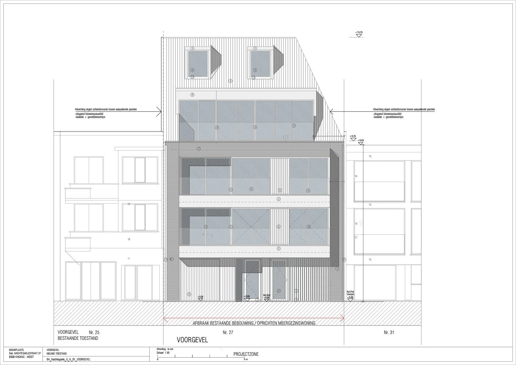 Voorgevel (klik op de afbeelding om ze te vergroten)