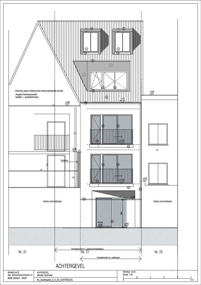 Achtergevel (klik op de afbeelding om ze te vergroten)