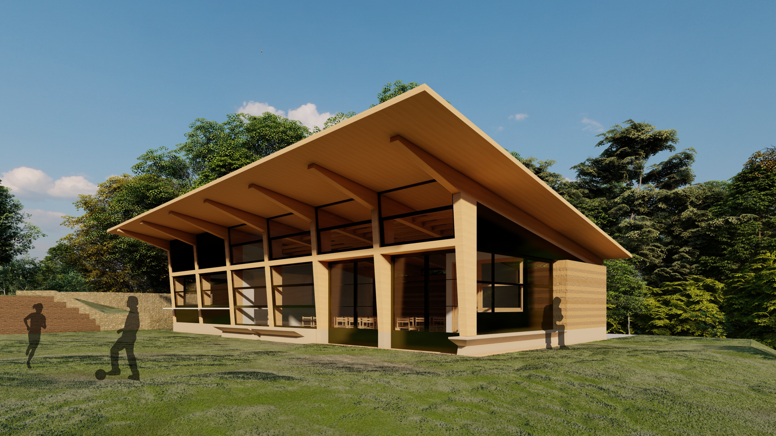 /ARQ bonetpazos.eu P00-8 Centro Social-Vecinal - Jardín sur