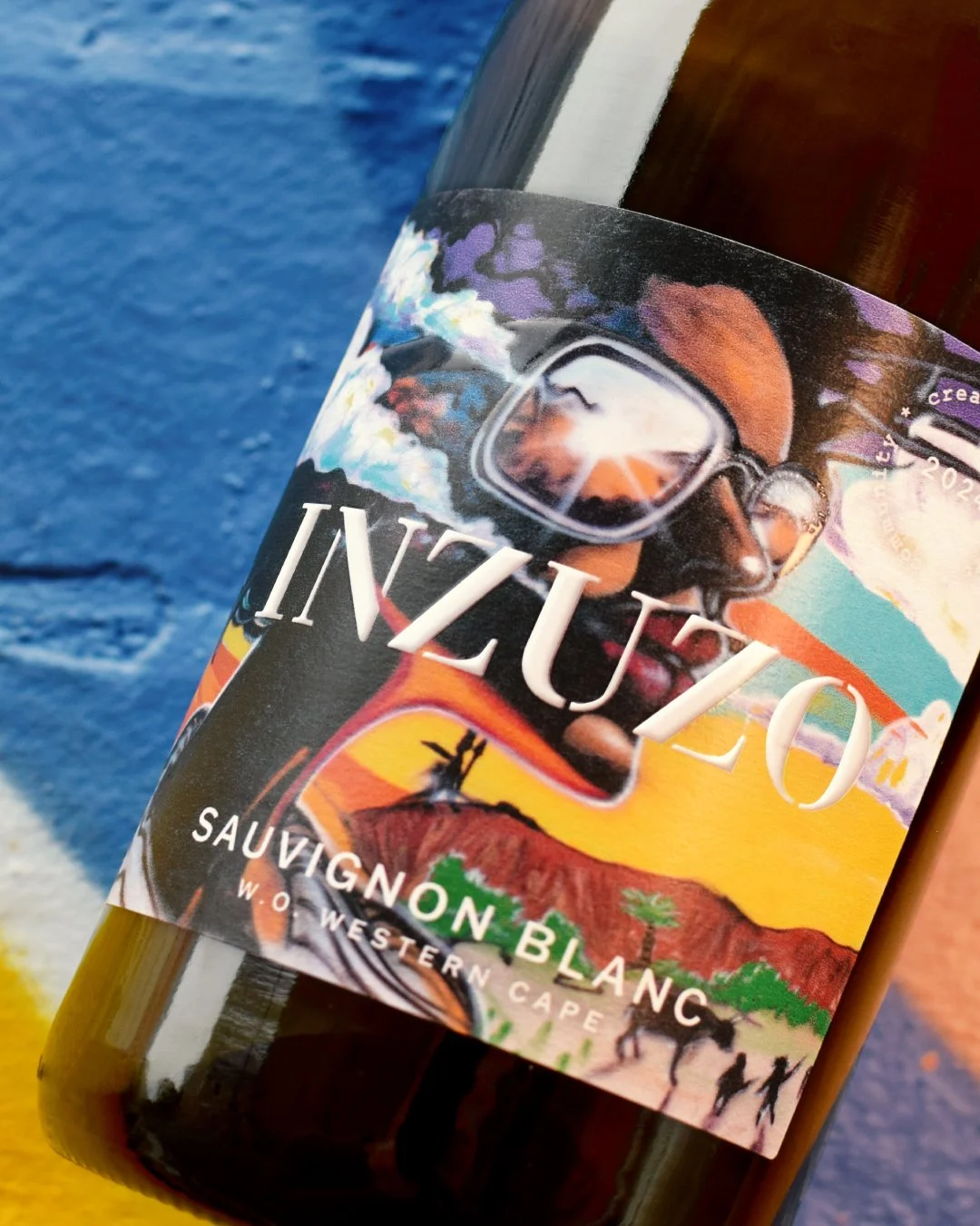 For the vibrant &lsquo;Transformative&rsquo; range, Barlow &amp; Co. selected striking graffiti artworks to appear full-bleed across the labels. The INZUZO brand logo, in a bold stencil font, fits with the street art aesthetic and allows the logo to 