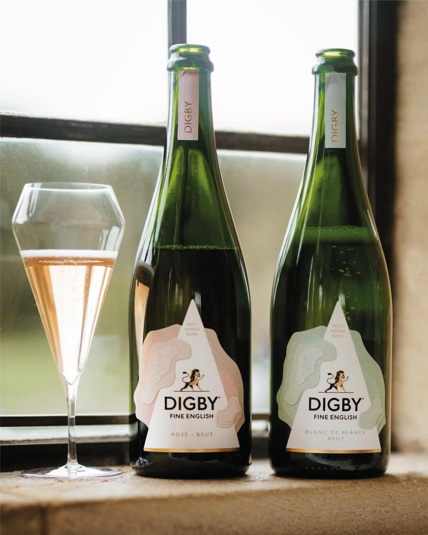 The special edition Digby range includes a Multi Vintage Blanc de Blancs and Pinot Noir-focused Ros&eacute;, with layered label tones that reflect the colours of greensand and clay.
&nbsp;
For the first time, the Digby lion is featured in rich gold f