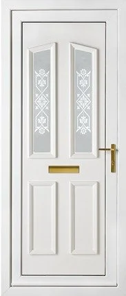 Kensington Two Sandblasted Diamond Flowers