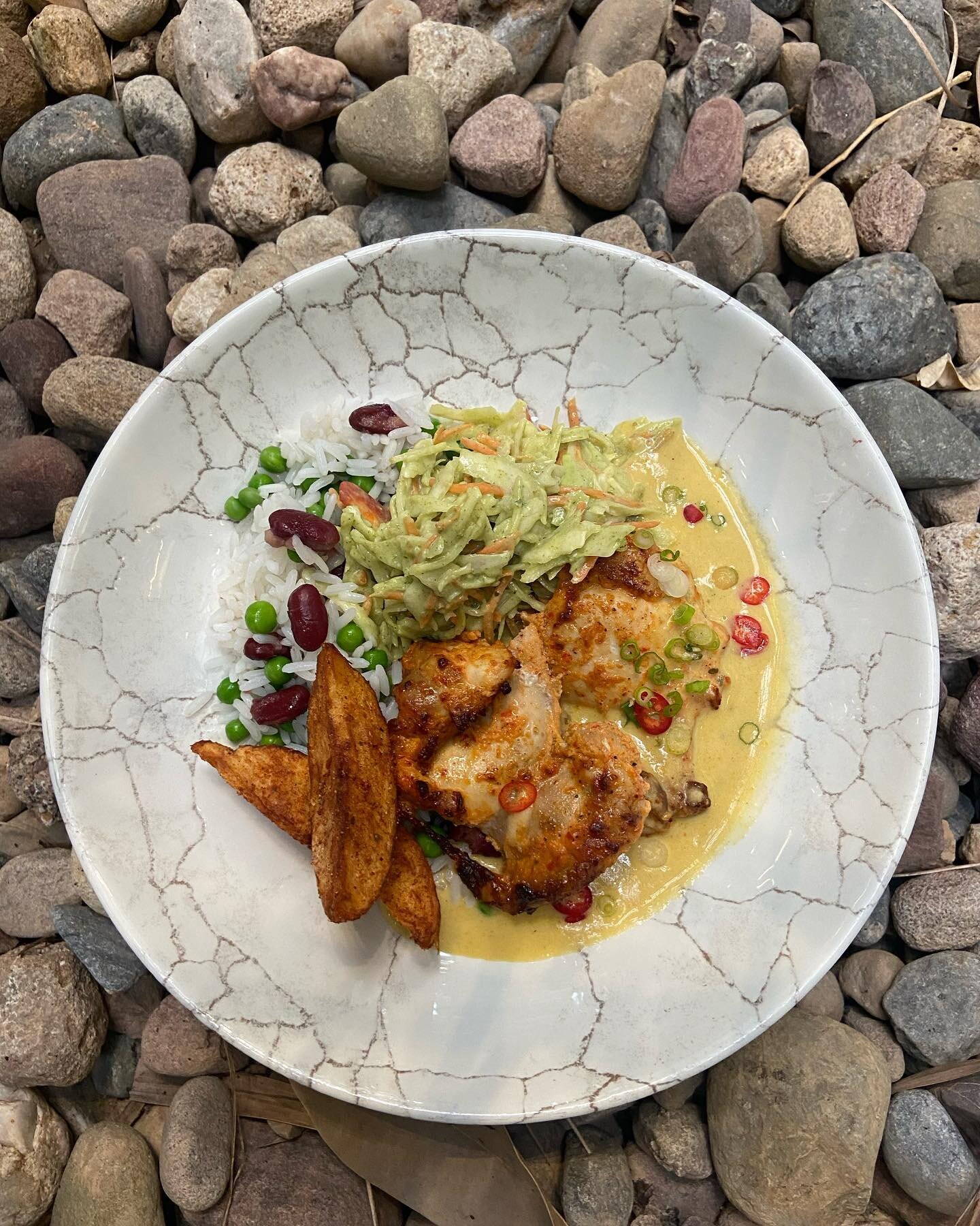 Todays live counter Caribbean chicken &amp; Coconut broth #food #foodies #foodoftheday #foodporn #foodstagram #foodstyling #chicken #lunch #streetfood #caribbean #foodlover @compassgroupireland @lakey4 @dublinfooddiary