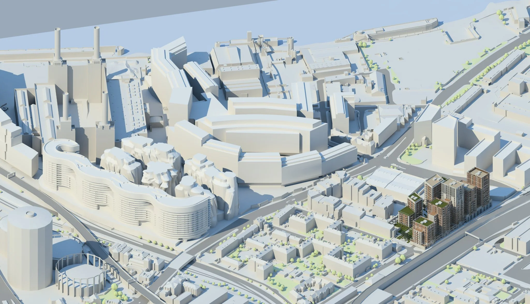 Phase 4a in context of the wider Battersea Power Station site