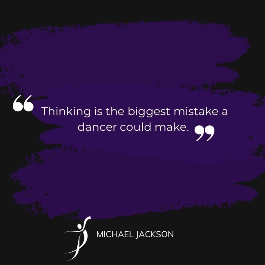 &ldquo;Thinking is the biggest mistake a dancer could make.&rdquo; @michaeljackson
.
.
.
.
Love this quote from one of my favourite artists of all time. Obviously our show wouldn&rsquo;t be a show without at least one MJ track 🤣
.
.
.
#timminsacadem