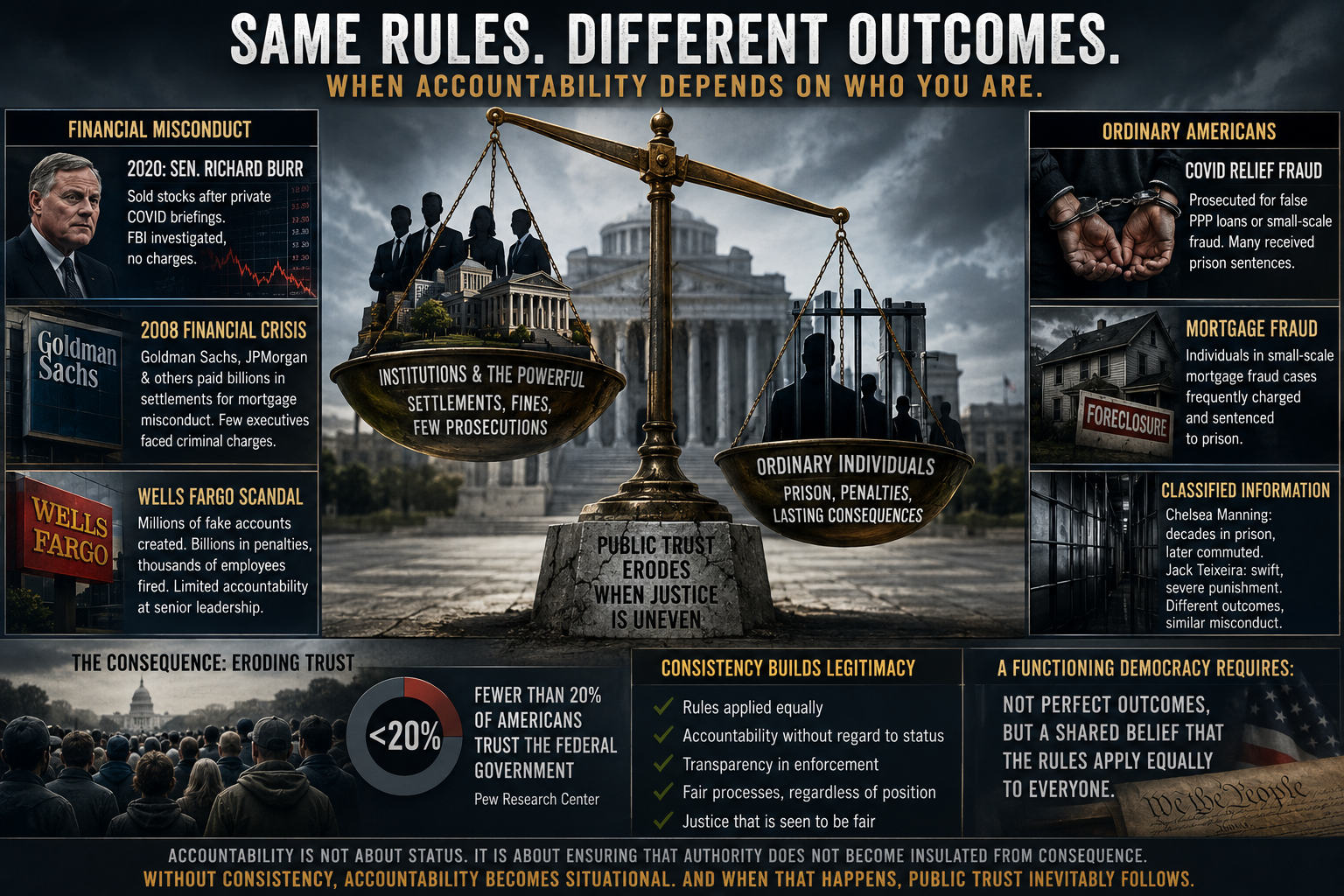 Why Accountability Feels Unequal in America