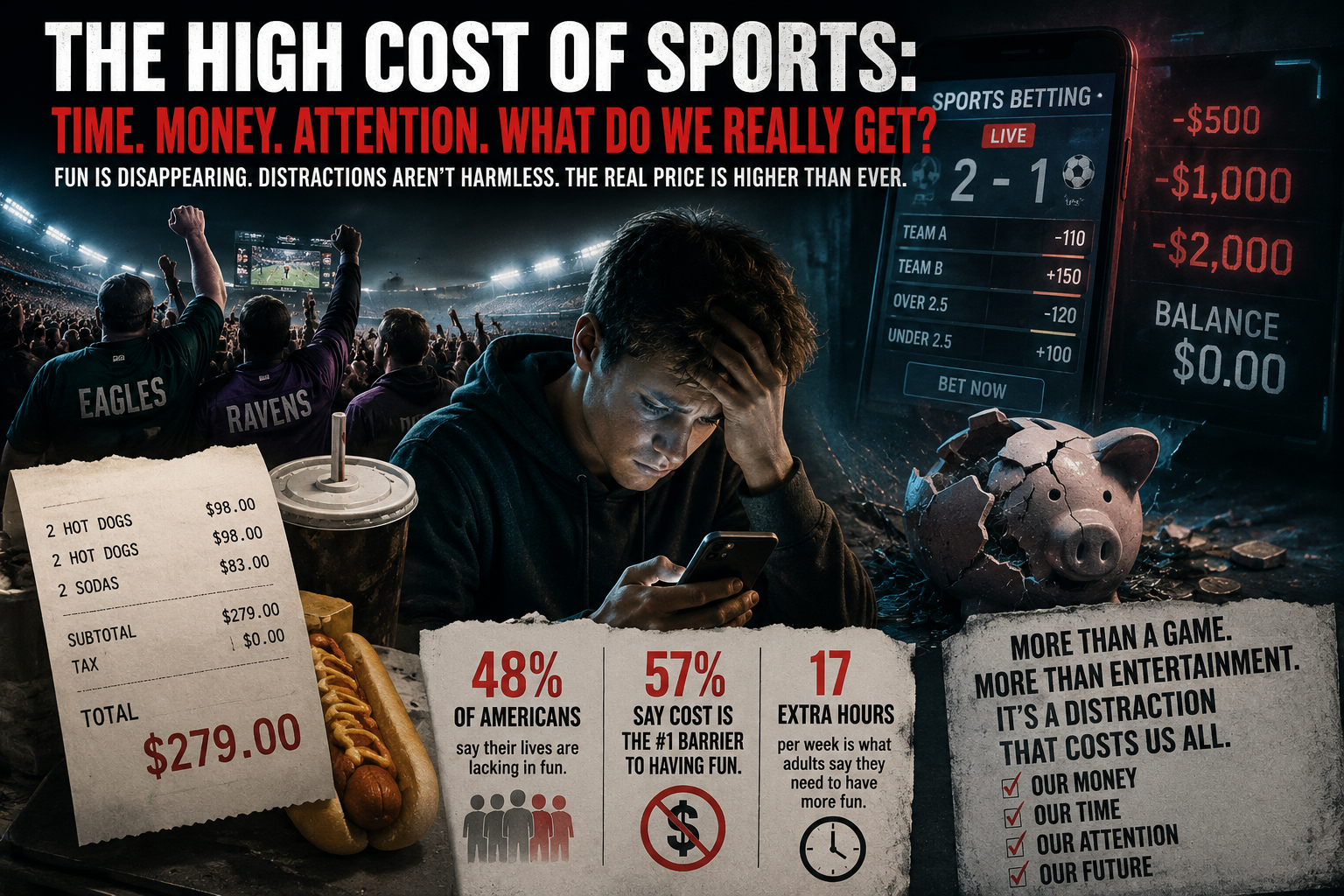 The Cost of Entertainment: How Professional Sports Became America’s Most Expensive Distraction