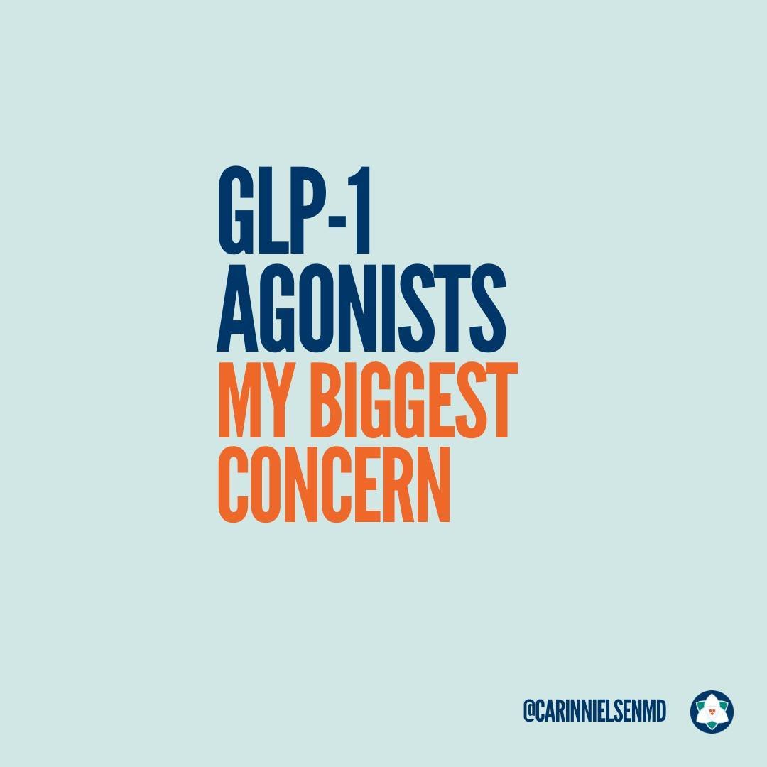 Yesterday, I posted about GLP-1 agonists (like semaglutide and tirzepatide) - which are transforming the world of weight management.💉🍽️⁠
⁠
Here's a recap 👇🏼⁠
⁠
1️⃣ GLP-1 agonists promote weight loss by reducing caloric intake.⁠
⁠
2️⃣ Simply put, 