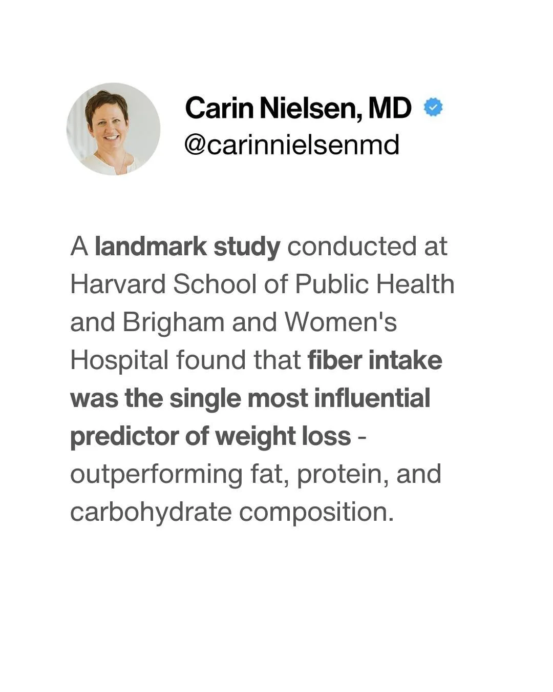 It's not just about protein.

When it comes to weight and body composition, I'm a big advocate for prioritizing protein. But there's another dietary factor that doesn't get nearly enough attention - and research suggests it may have an even greater i