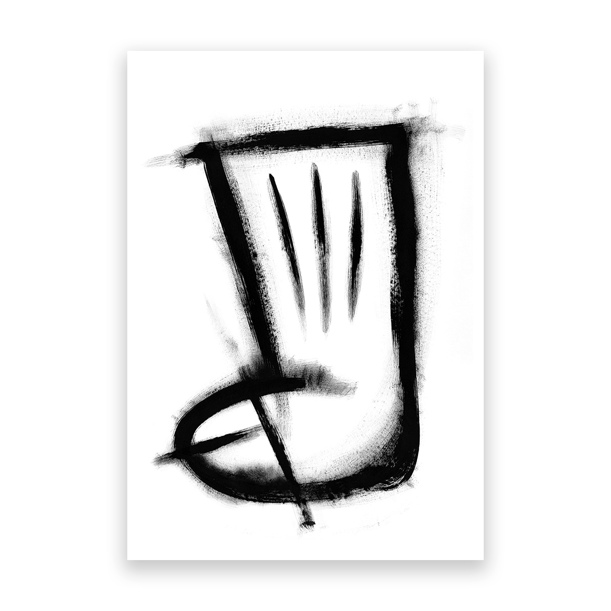 Media, 100 x 70mm, Acrylic on paper. US$450.00.-

