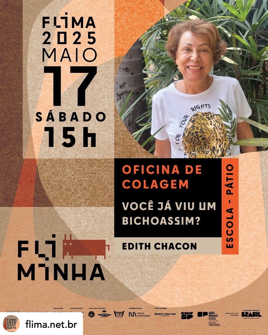 Hoje come&ccedil;a a Flima (@flima.net.br ), e Edith Chacon (@edithchaconescritora ) participa com a oficina baseada em seu livro &quot;Voc&ecirc; j&aacute; viu um bichoassim?&quot;(@carochinhaeditora ), que apresenta animais ex&oacute;ticos de v&aac