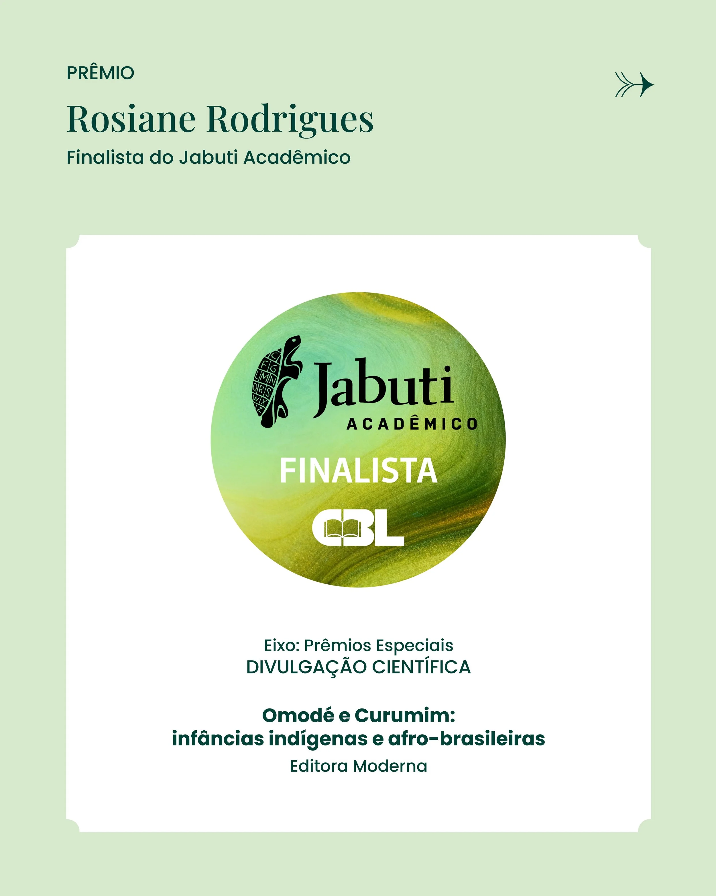 A CBL divulgou a lista dos finalistas do Pr&ecirc;mio Jabuti Acad&ecirc;mico (@jabutiacademico), e a Mil-Folhas est&aacute; orgulhosa de ter uma obra representada entre as cinco melhores de Divulga&ccedil;&atilde;o Cient&iacute;fica.

Estamos na torc