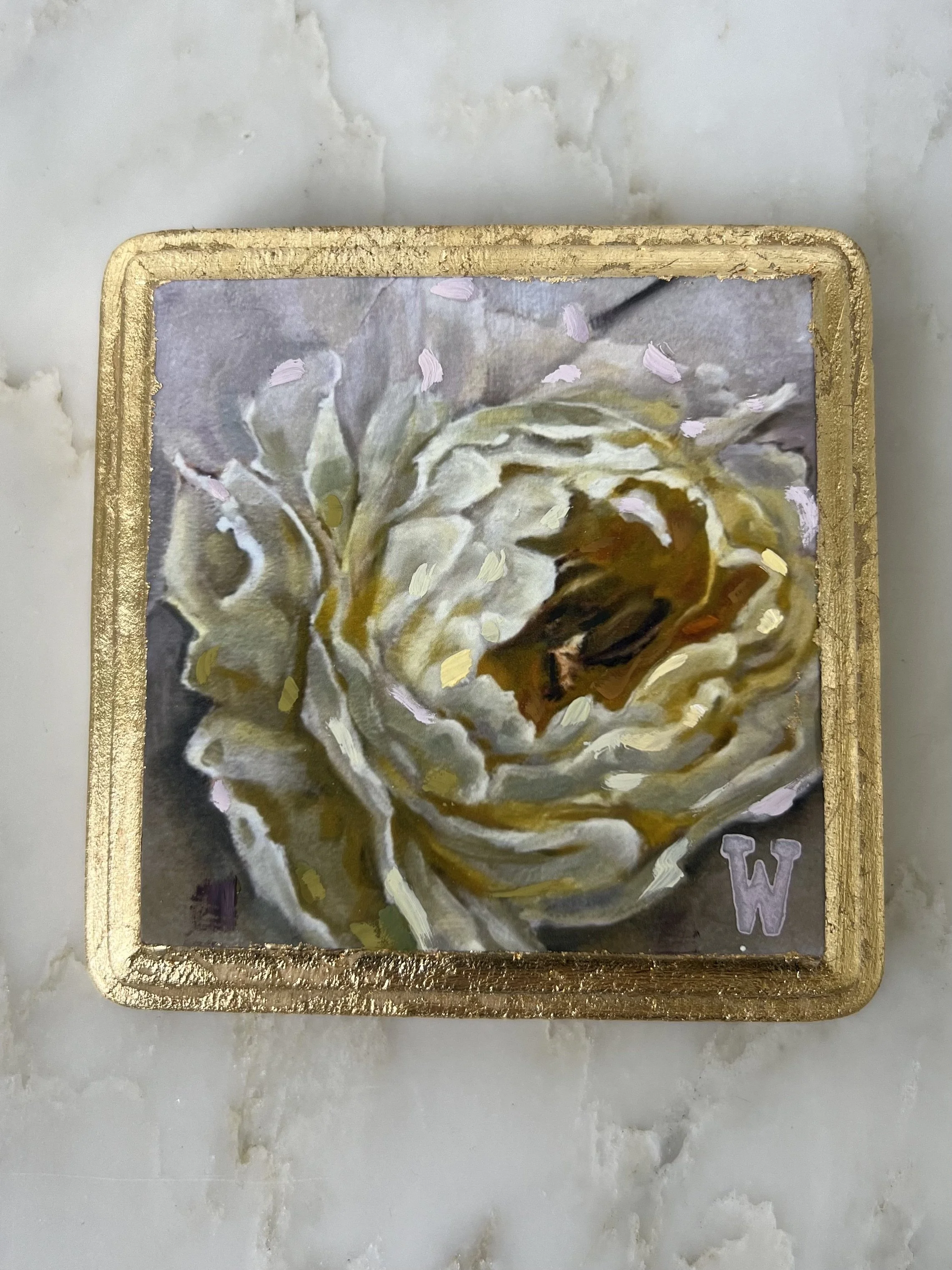 4x4 Gilded Mini-Florals