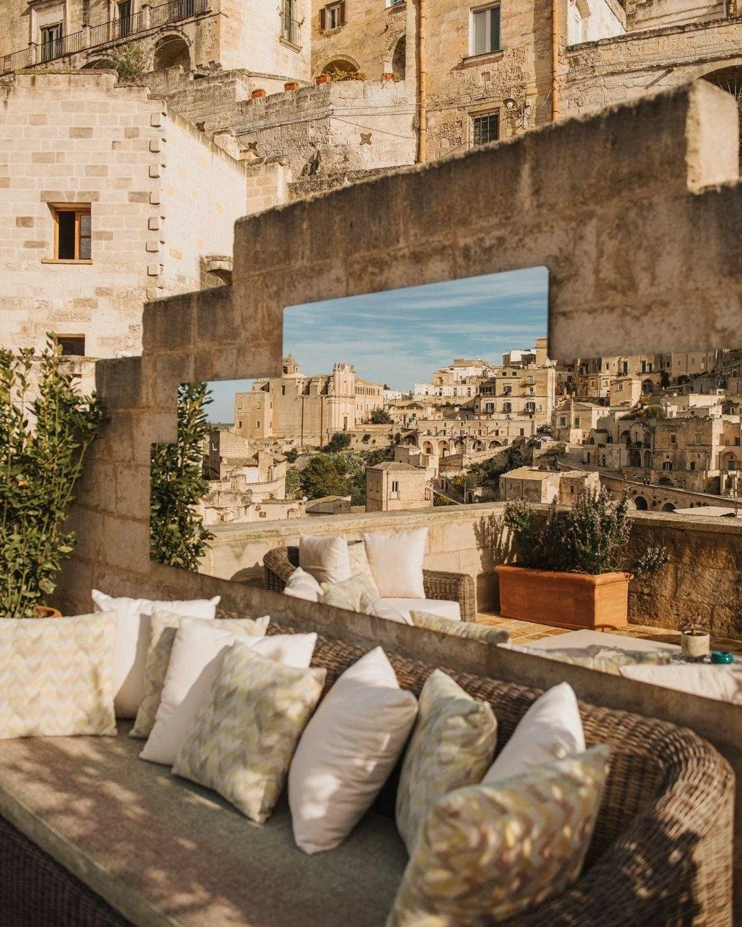 Matera is one of the most memorable places I send clients in Italy, especially when they stay somewhere like this.

Vetera Matera is set directly inside the Sassi, a UNESCO World Heritage site and one of the oldest continuously inhabited cities in th