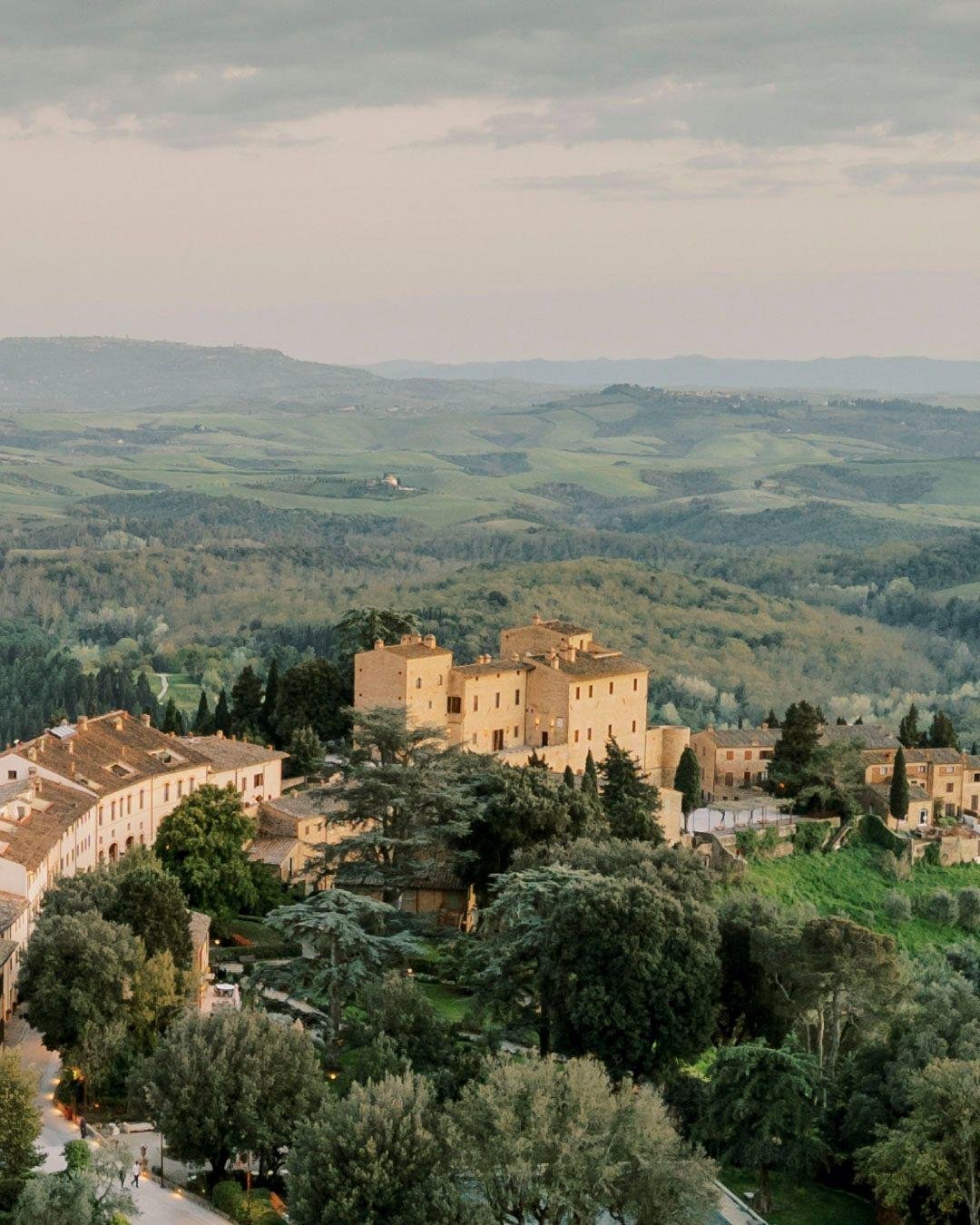 Truffle hunting with trained dogs in the morning. Twenty-seven holes through Tuscan vineyards in the afternoon. Tableside tiramis&ugrave; at dinner inside a medieval castle. That's a Tuesday at Castelfalfi.

It covers everything Tuscany does well in 