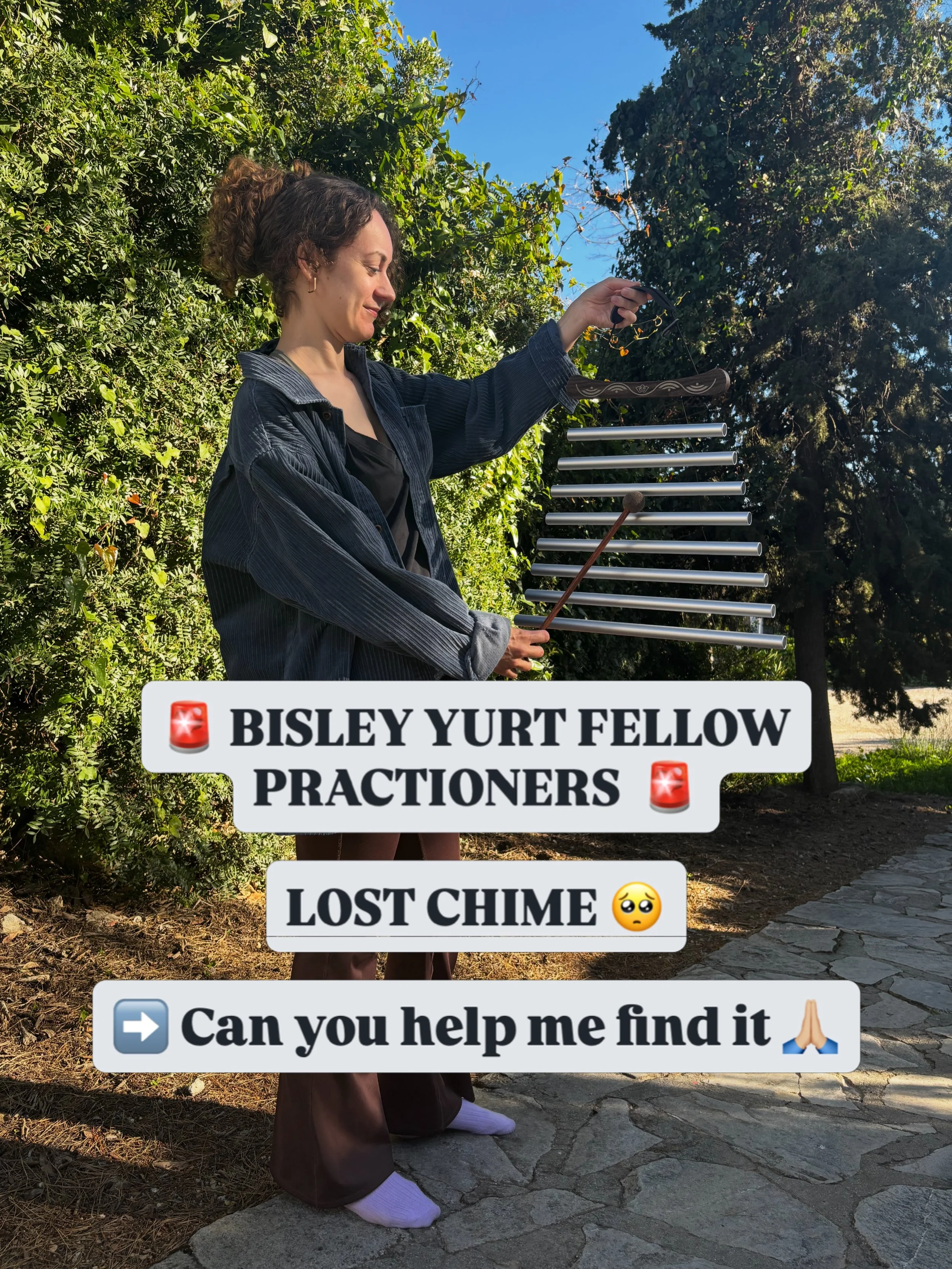 TO FELLOW BISLEY YURT
PRACTITIONERS @thebisleyyurt 

🚨 LOST INSTRUMENT 🚨

Hello everyone. I&rsquo;m Looking for a lost instrument left in the Forest Studio after my Sound Bath on Sunday 4th October.

I&rsquo;m very sad to share, I accidentally left