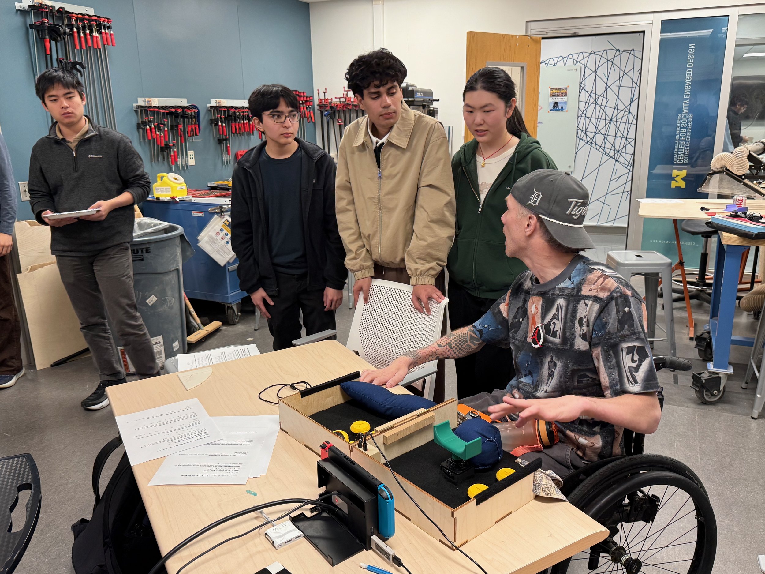Engineering 100: Socially Engaged Engineering, Design of Adaptive Gaming Tech