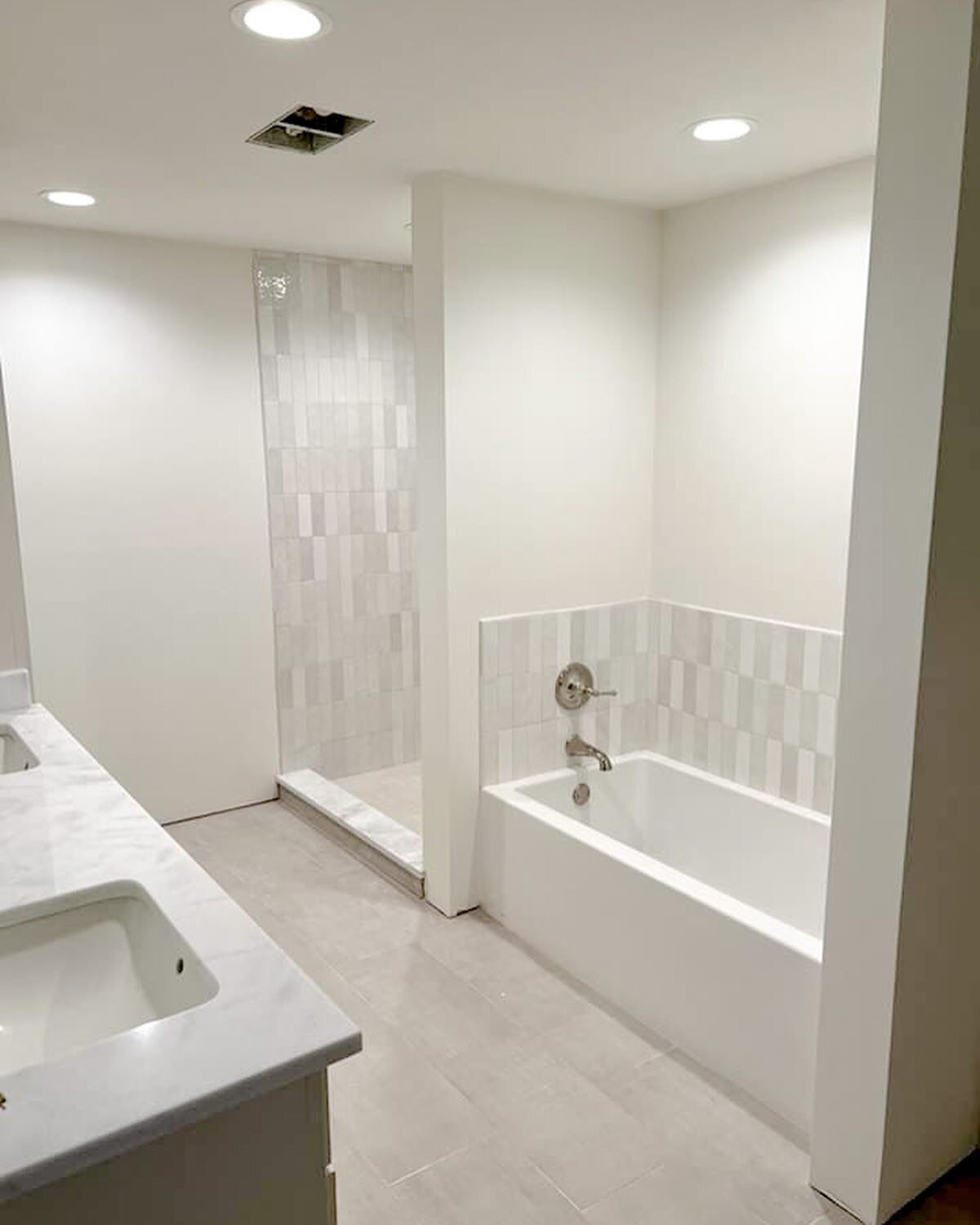 Full bathroom remodel 
We do it all! Call us today for a free quote!