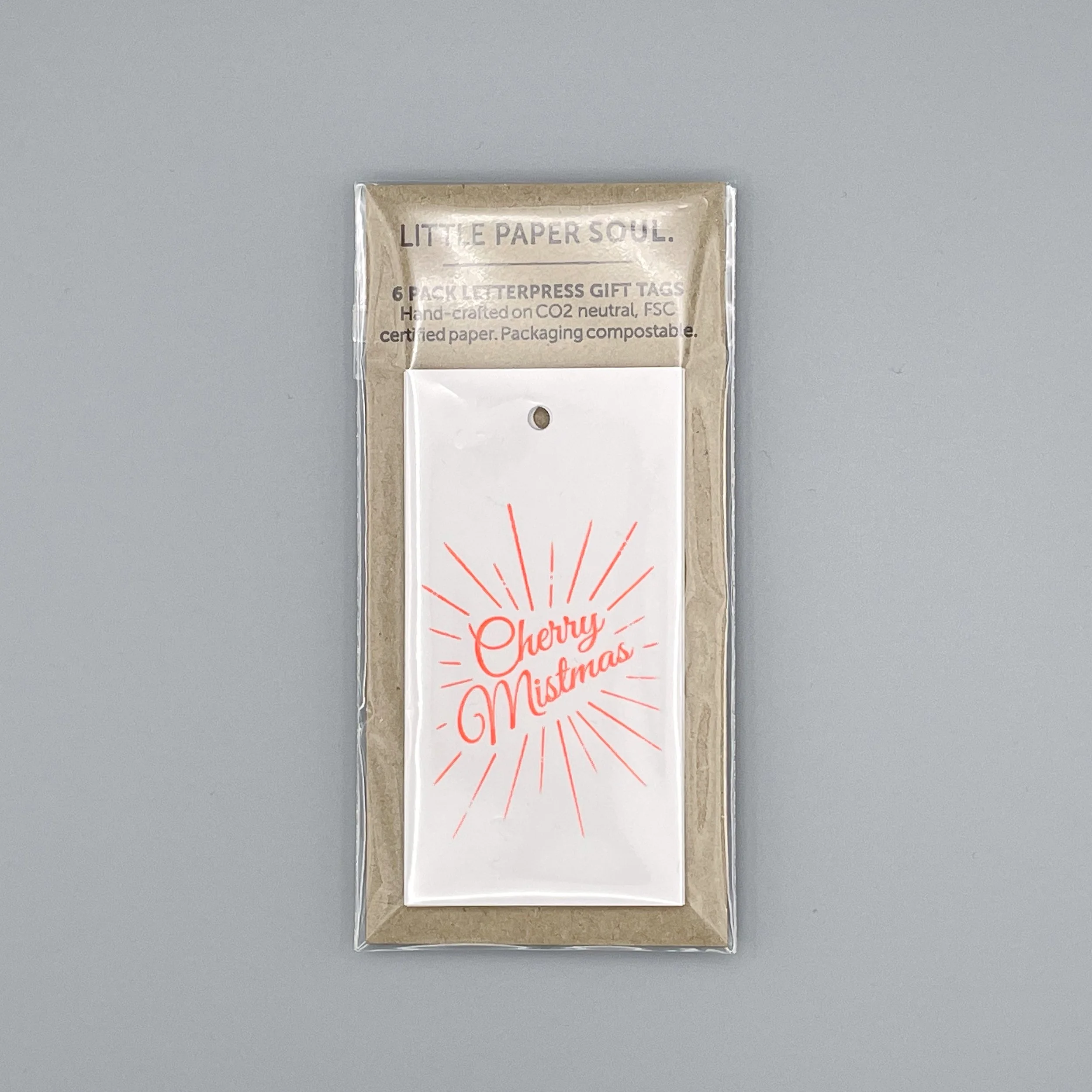 Cherry Mistmas, Christmas  Gift Tags, pack of 6