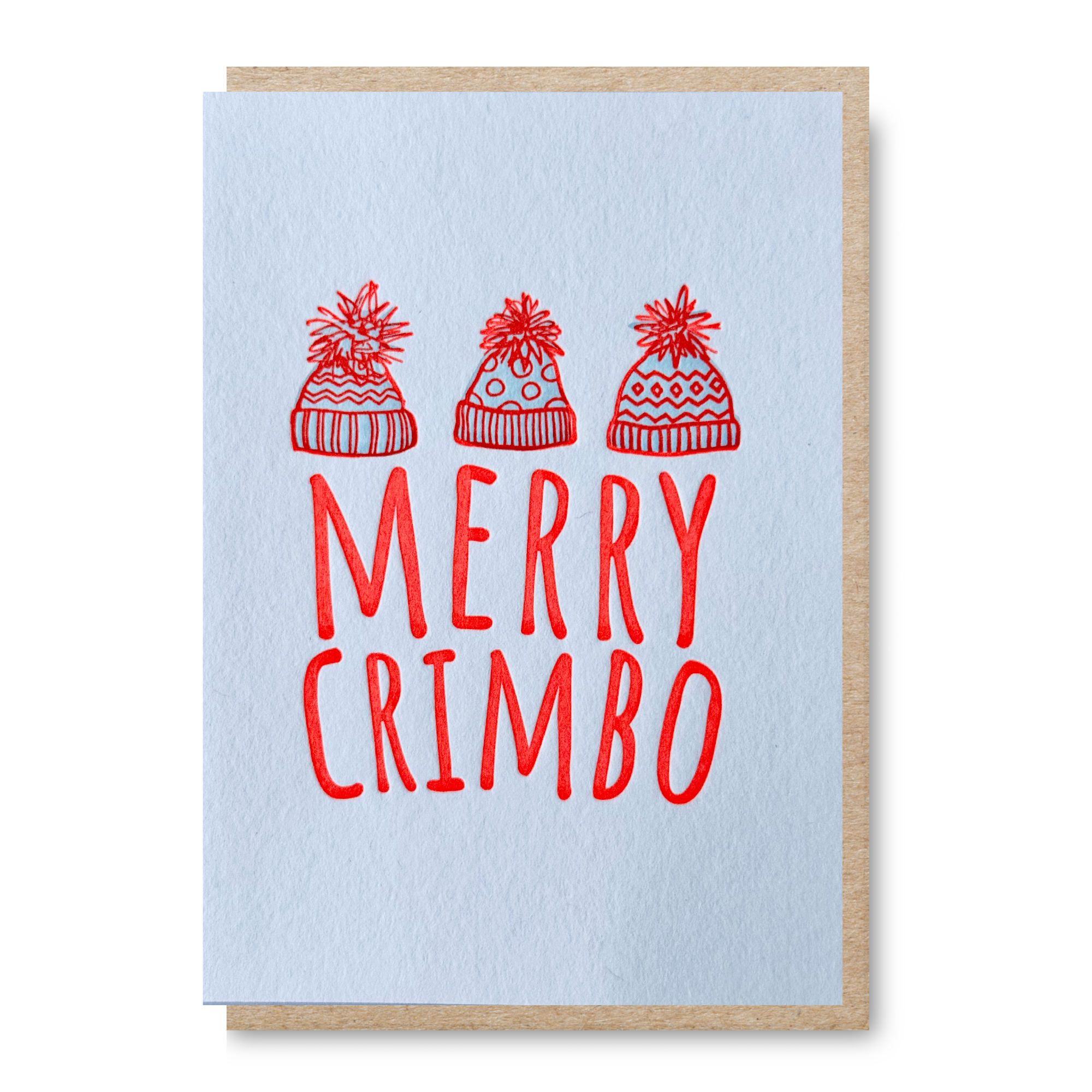 Merry Crimbo, Festive Greeting Card