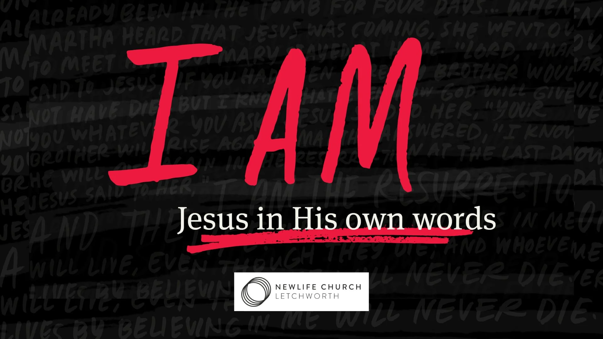 I Am: Jesus In His Own Words