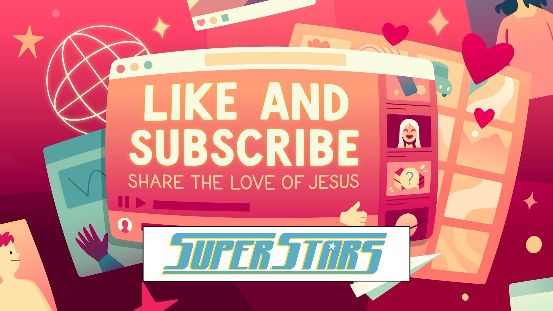 Like & Subscribe - Share The Love of Jesus