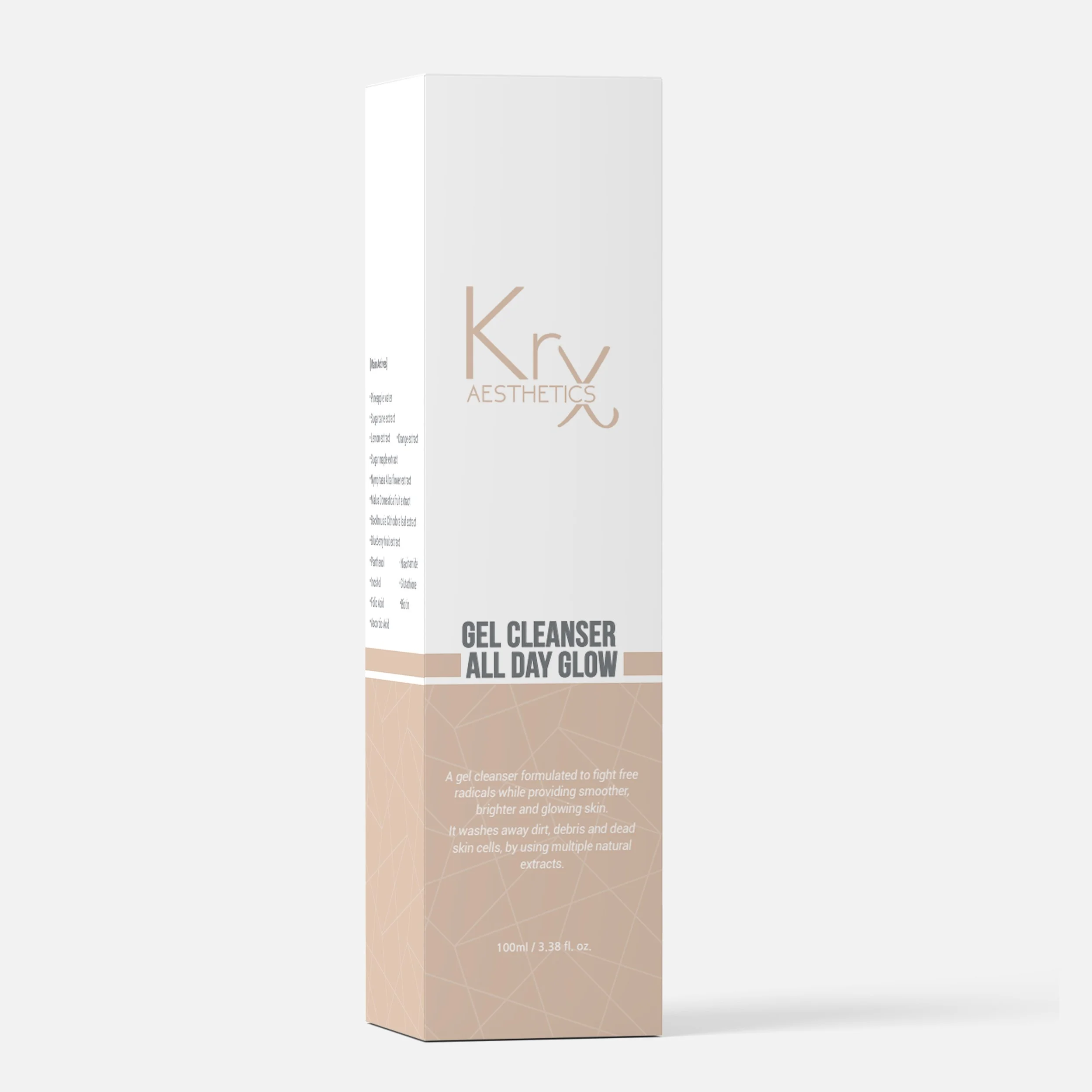 KrX Gel Cleanser 100ml - $40