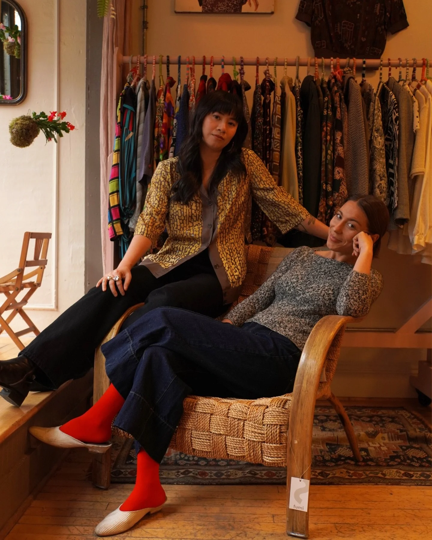 We have some fun party ready pieces hitting the rack for all your holiday shenanigans ahead ✨ 

As modeled by @_bellatini and @soft_yolk 🤍 These photoshoots with friends is a nourishing treat.