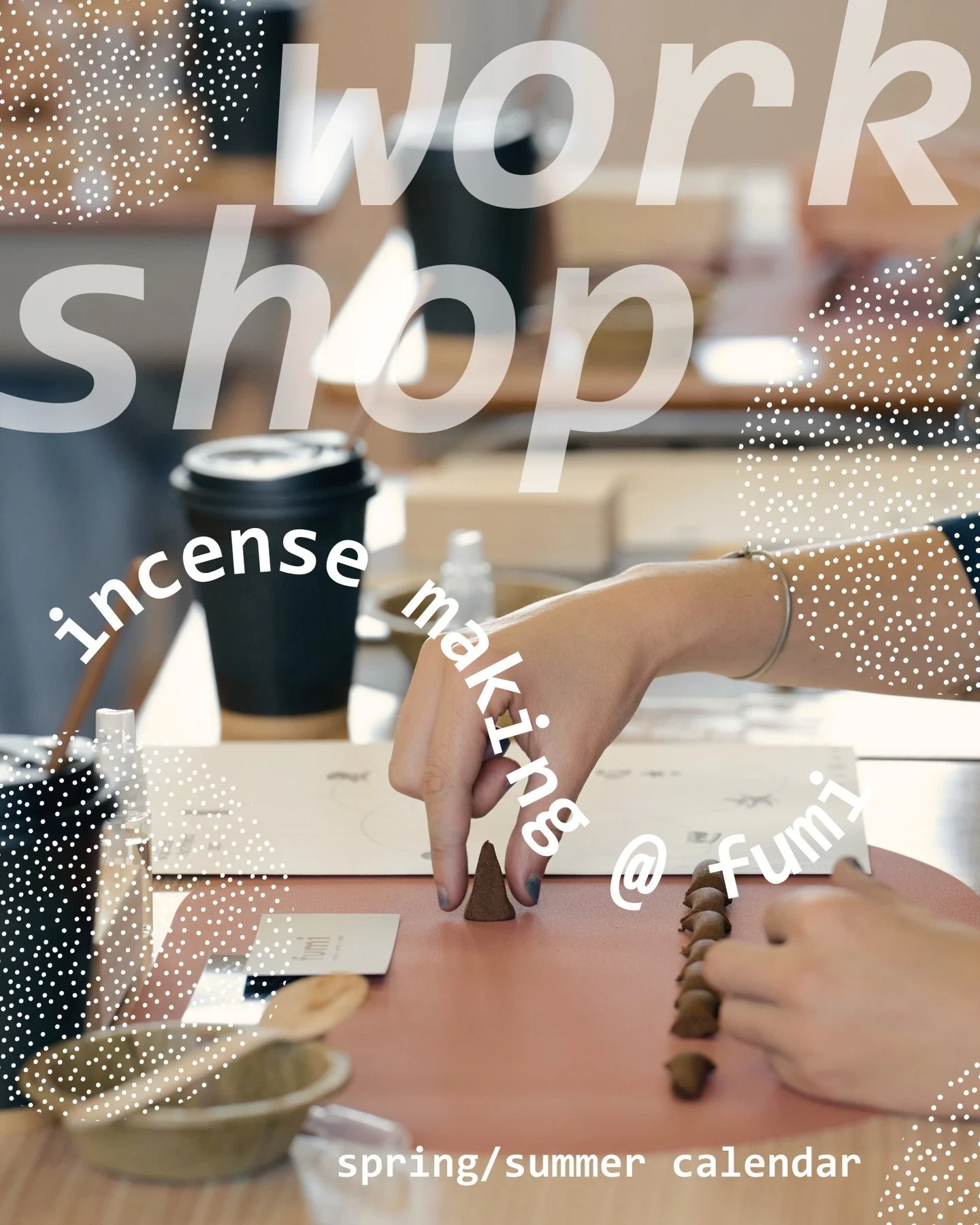 If you have been interested in taking our incense 𝔀𝓸𝓻𝓴~𝓼𝓱𝓸𝓹, we&rsquo;re excited to offer several opportunities in the coming months! Please join us at one of the following sessions:

🤎March 29th
🤎April 26th
🤎May 10th (mother&rsquo;s day)
