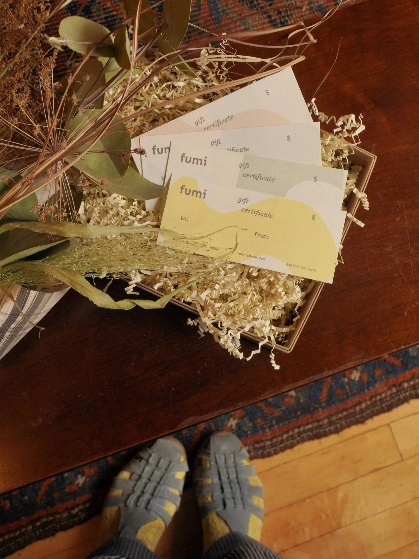 Gift Certificates are here!! If you can&rsquo;t find juuuust the right thing for your loved one, perhaps they can choose their own ~ or you can choose together ;)
