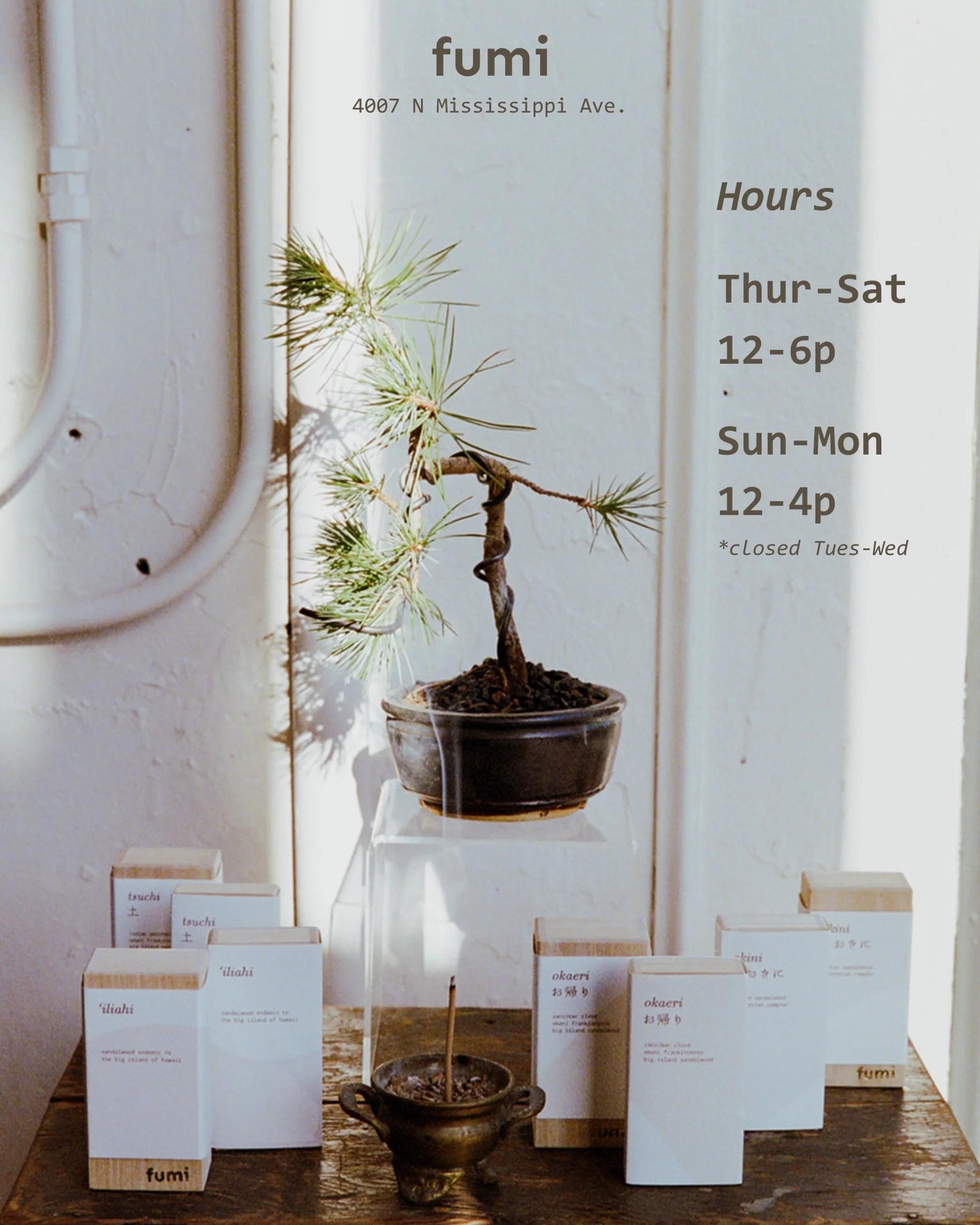 Come by say hi ~!

Thur-Sat 12-6p
Sun-Mon 12-4p

4007 N Mississippi Ave.

Photo by @adamatusiewicz 🤍