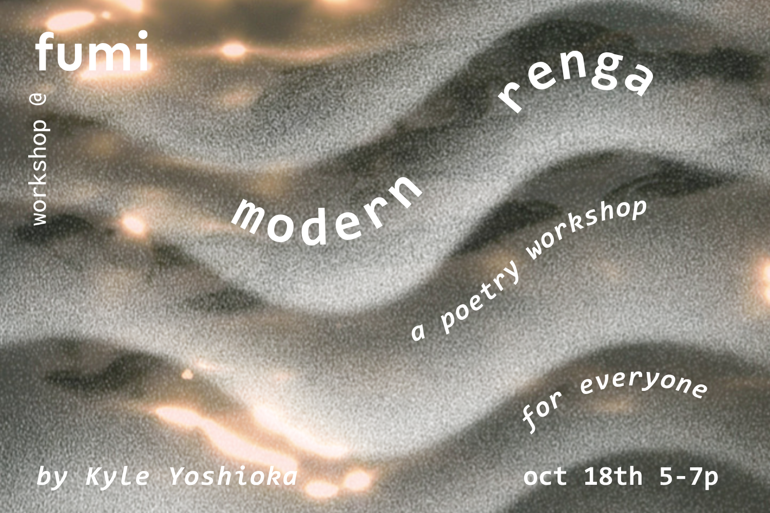 Modern Renga Poetry Workshop