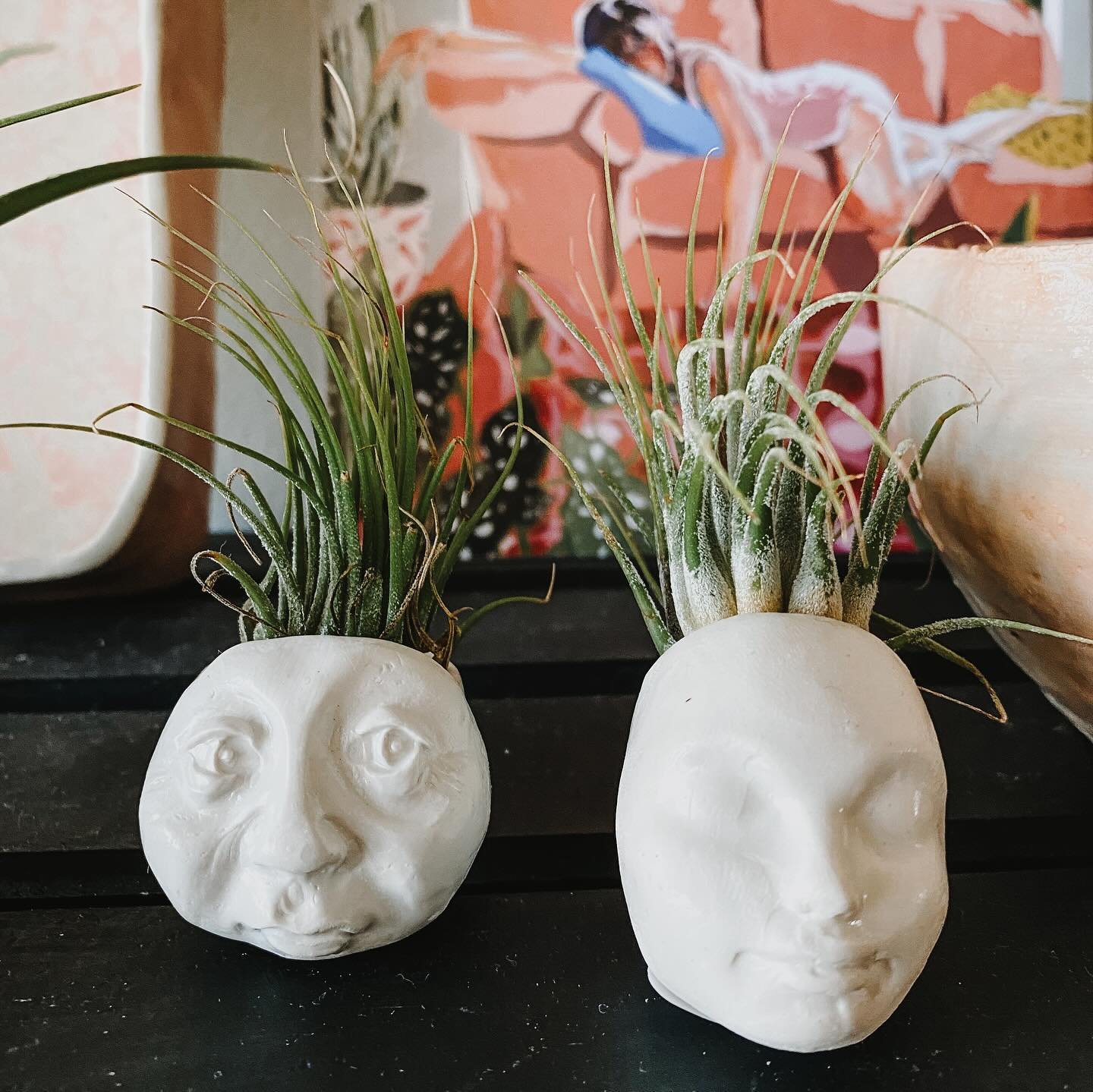 The pot heads are back! 🪴 Nicole of @pothead_pottery restocked the shop with her fun and funky air plant holders in all shapes and sizes. Each one has its own personality! Pop in today and bring home a new air plant friend.

.

.

.

.

.

.

#LiveL