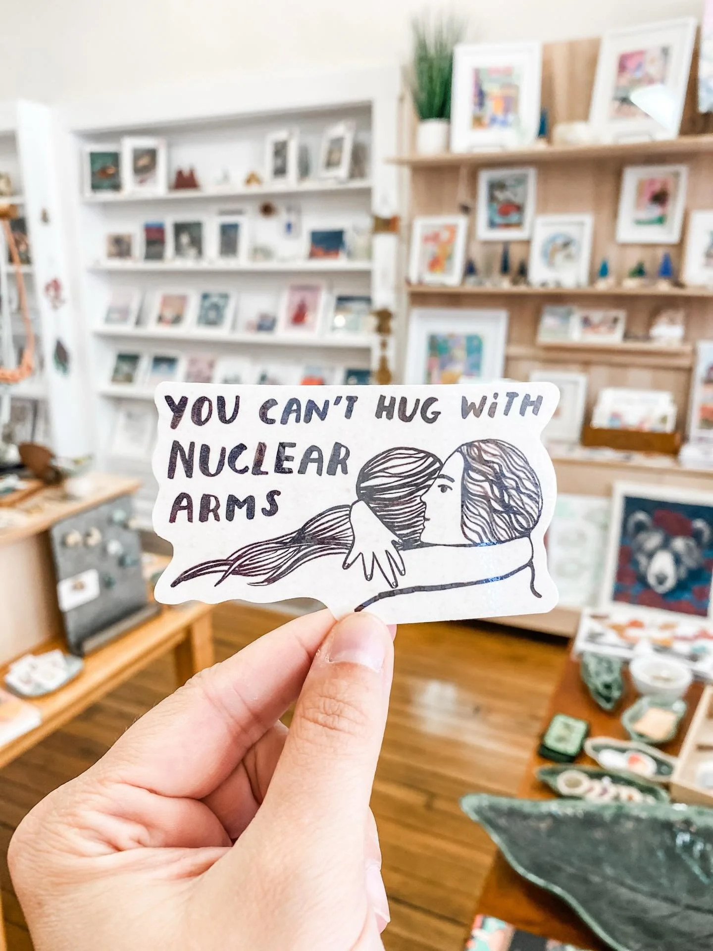 We are excited to add new stickers and prints to the shop from Portland artist, @anisamakhoul! 

Anisa is an award-winning painter, printmaker, illustrator, and author who communicates beauty and meaning in a way that feels fresh, smart, and cultural