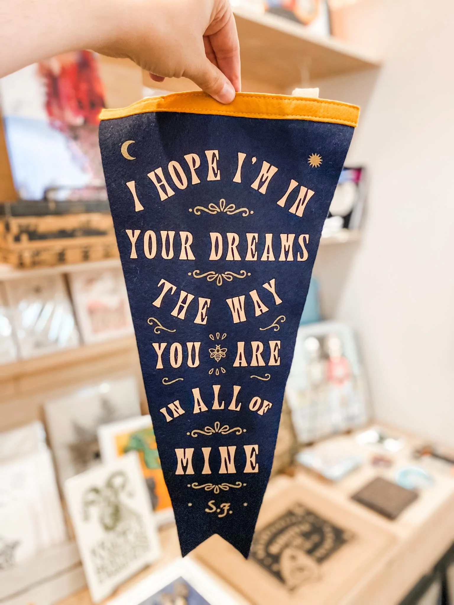 Opening packages from @oxfordpennant is always a highlight of our week! 🙌 New felt pennants in the store, including banners, flags and more! Only a few of each 😉