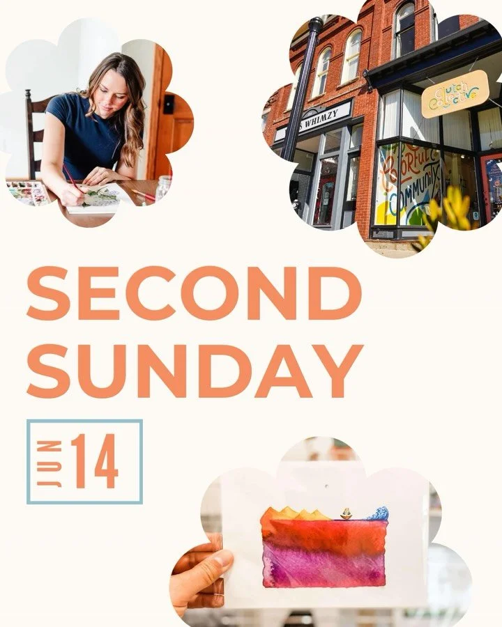 Join Wit &amp; Whimzy and Clutch Collective for our debut Second Sunday Pop-Up Event! On Sunday, June 14th, the 100 block of Front Street will be locked in from noon to 4:00 pm, with local and regional artists and live music in front of both shops an