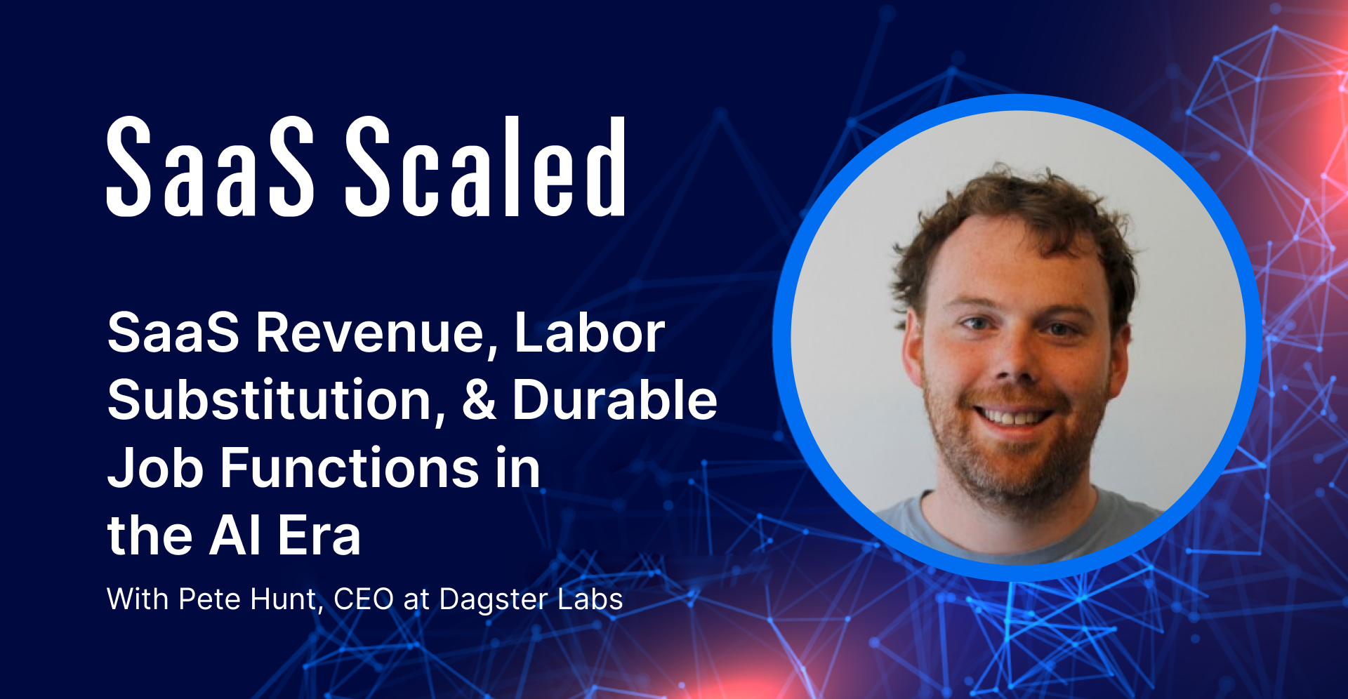 EPISODE 110: SaaS Revenue, Labor Substitution, &amp; Durable Job Functions in the AI Era with Pete Hunt