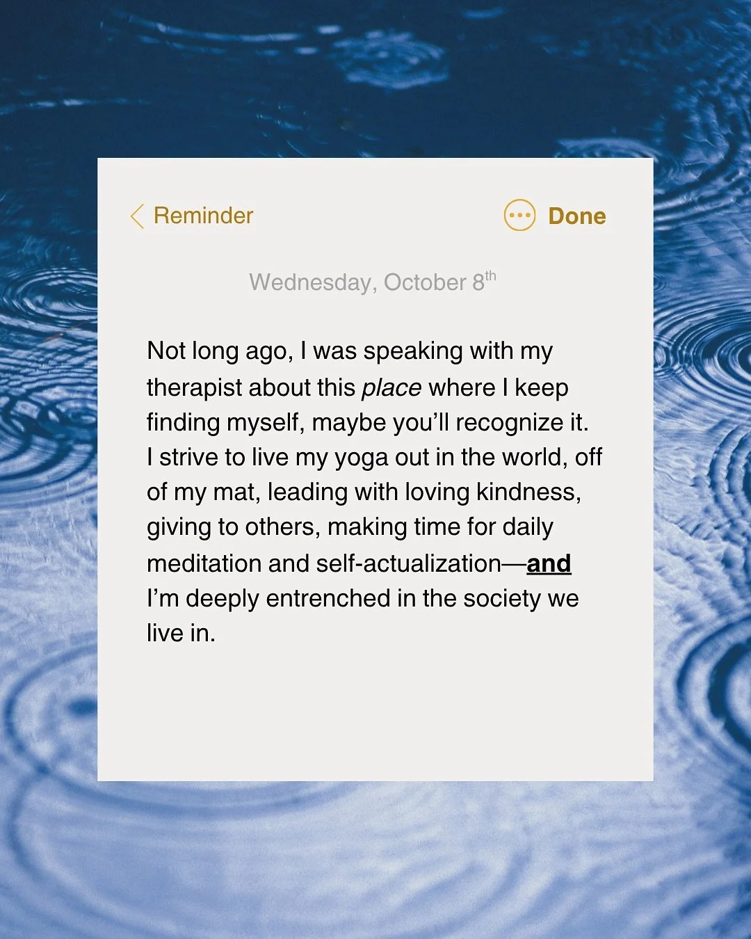 Dharma of the day ❤️
Maybe it resonates 

#dharmatalks #yogateacher #meditationsfromthemat