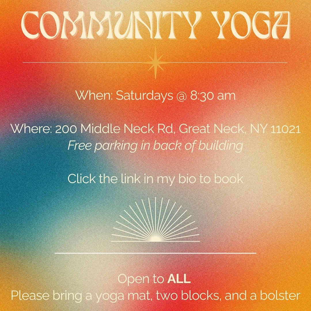 A new chapter is beginning 🌿 Come and be a part of it.

Starting Saturday, January 24th, I&rsquo;m leading weekly community yoga classes for every body. Whether you&rsquo;re brand new, returning to the mat, or sharing the practice with someone you l