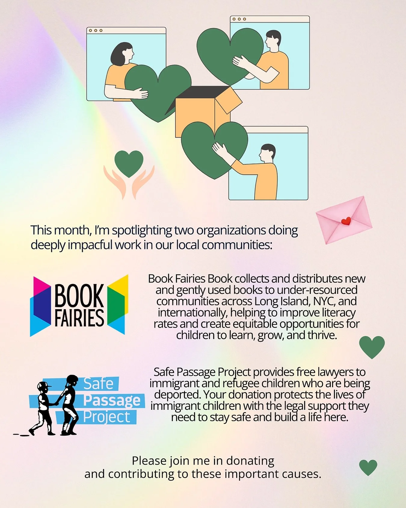 Yoga is as much about individual liberation as it is collective liberation. In the spirit of Seva, selfless service, we can build our yogic practices around giving our time, energy, or resources to help others. Namely, our very own neighbors. 

Our y