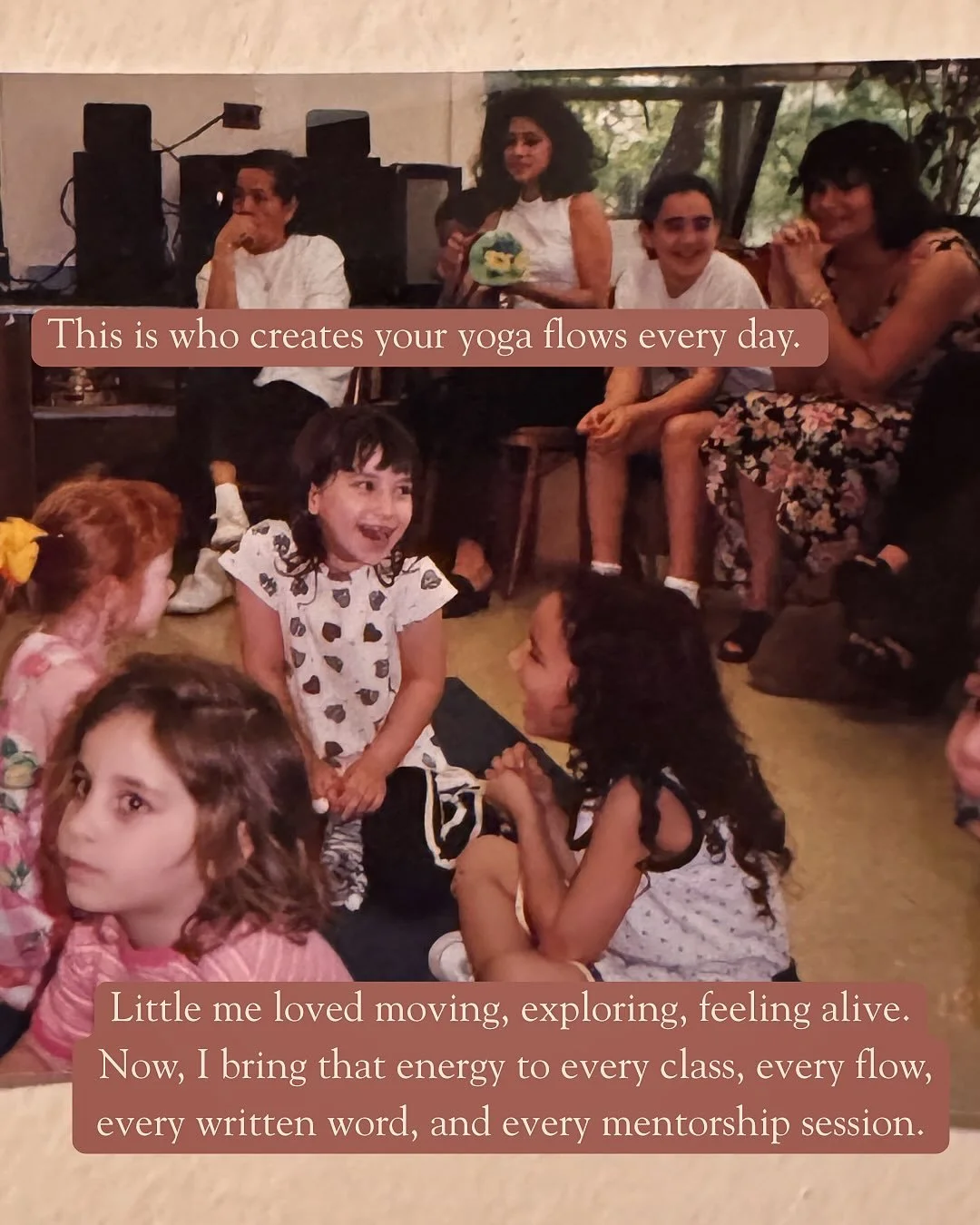 Little me loved climbing, laughing, and dreaming without limits. She was fearless in the face of adventure. She didn&rsquo;t know it yet, but every skip, every jump, every bold move was teaching me how to show up fully for myself and for others. Chil