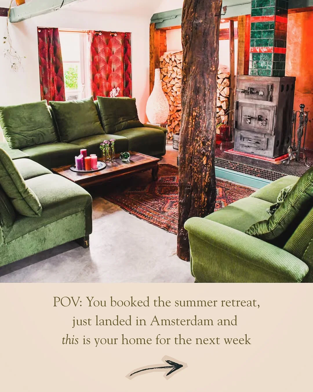 Step inside our 19th-century Bohemian countryside home ✨ From sunlit verandas to cozy corners, river views to our private wellness sanctuary, every detail is designed to help you slow down, reconnect, and feel fully alive. 🌿 Swipe through to see whe