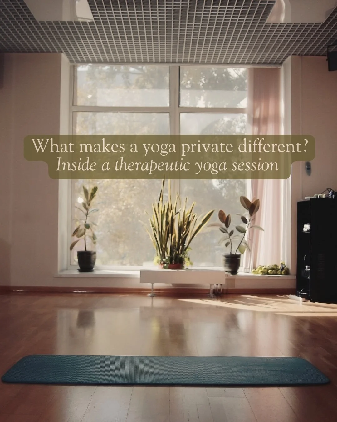 the art of the therapeutic yoga private. there is something powerful about being truly seen. not just guided, but witnessed. not just adjusted, but deeply understood.

this is where real insight happens, in real time. where patterns reveal themselves