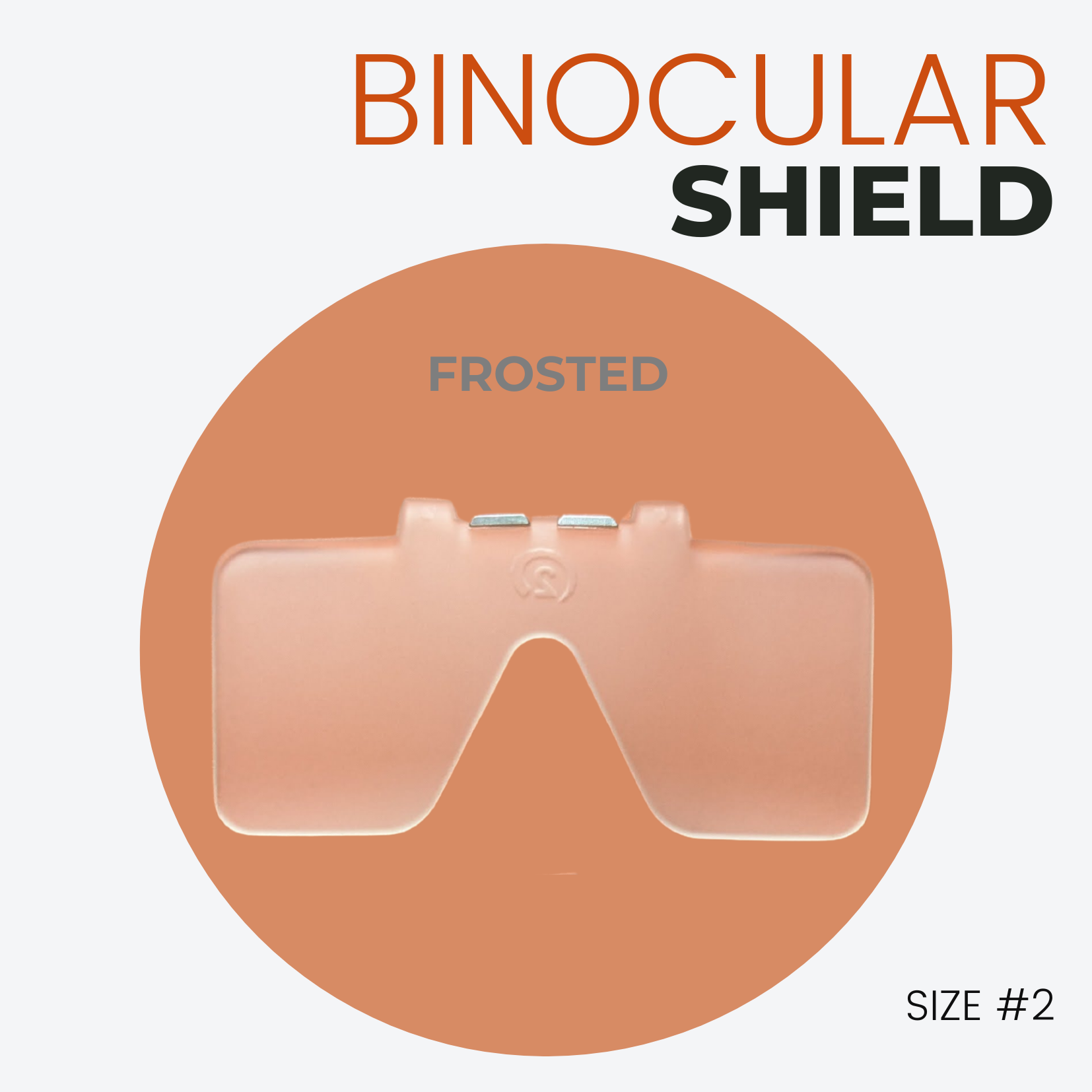 88009 BINOCULAR OCCLUDER #2 - FROSTED