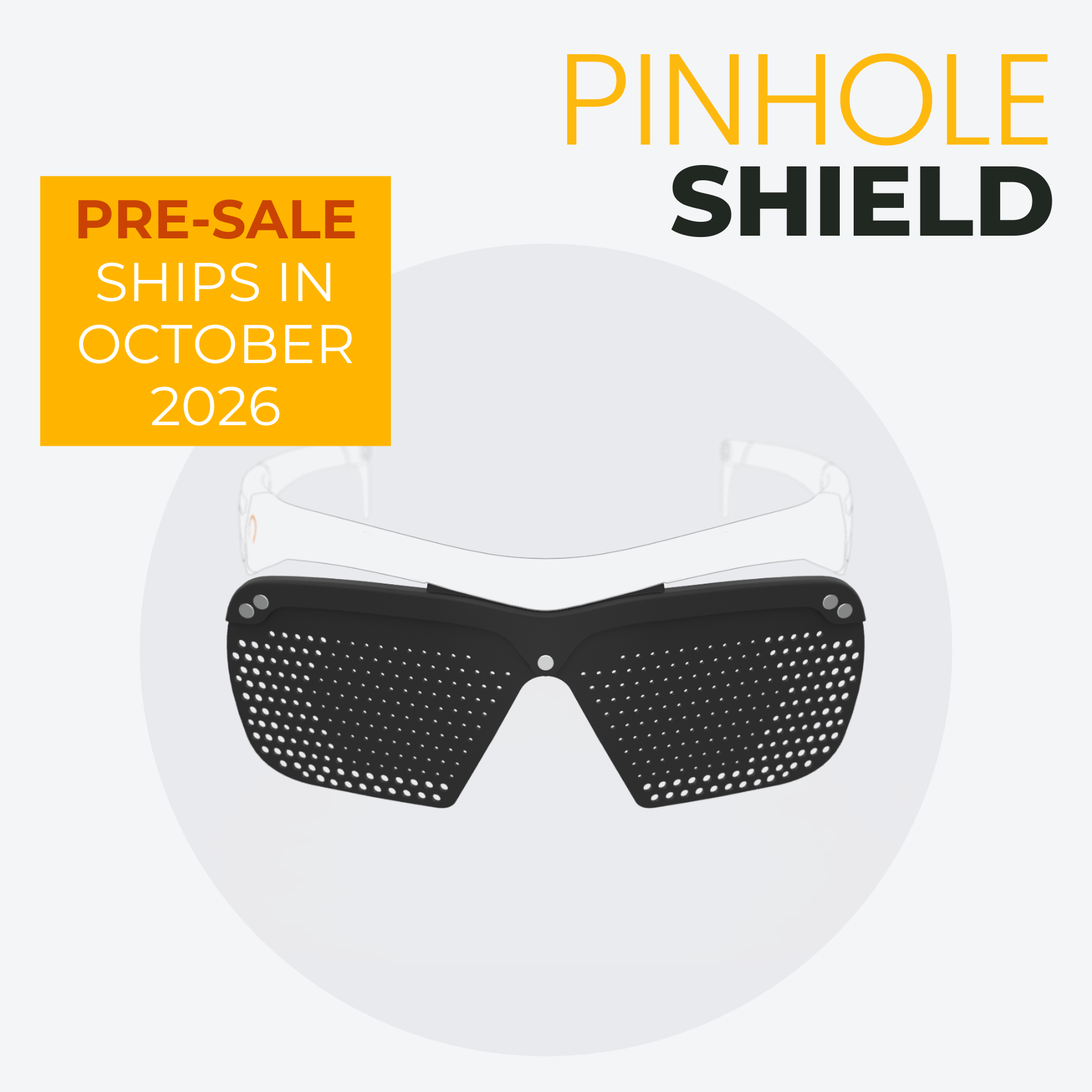 PINHOLE SHIELD Attachment pre-sale special (Ships in October 2026)