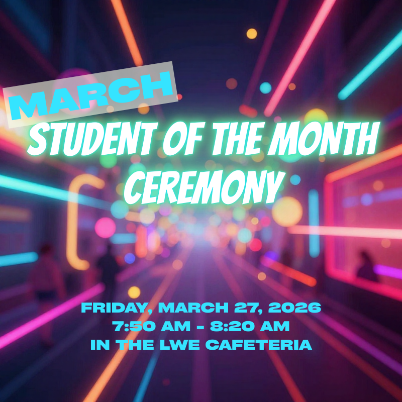 Student of the Month Ceremony
